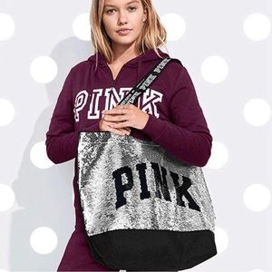 Victoria Secret Pink Sequin Tote